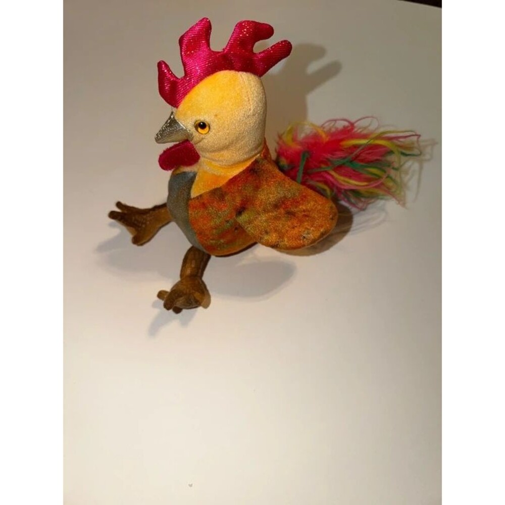 Rooster beanie baby